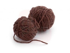 Novelo de Lã Marrom