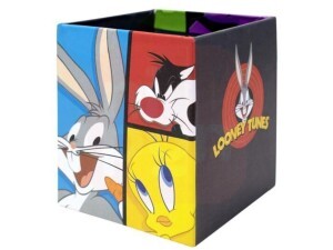 Organizadore de Mesa Looney Tunes Grande - Kit com 2 Peças
